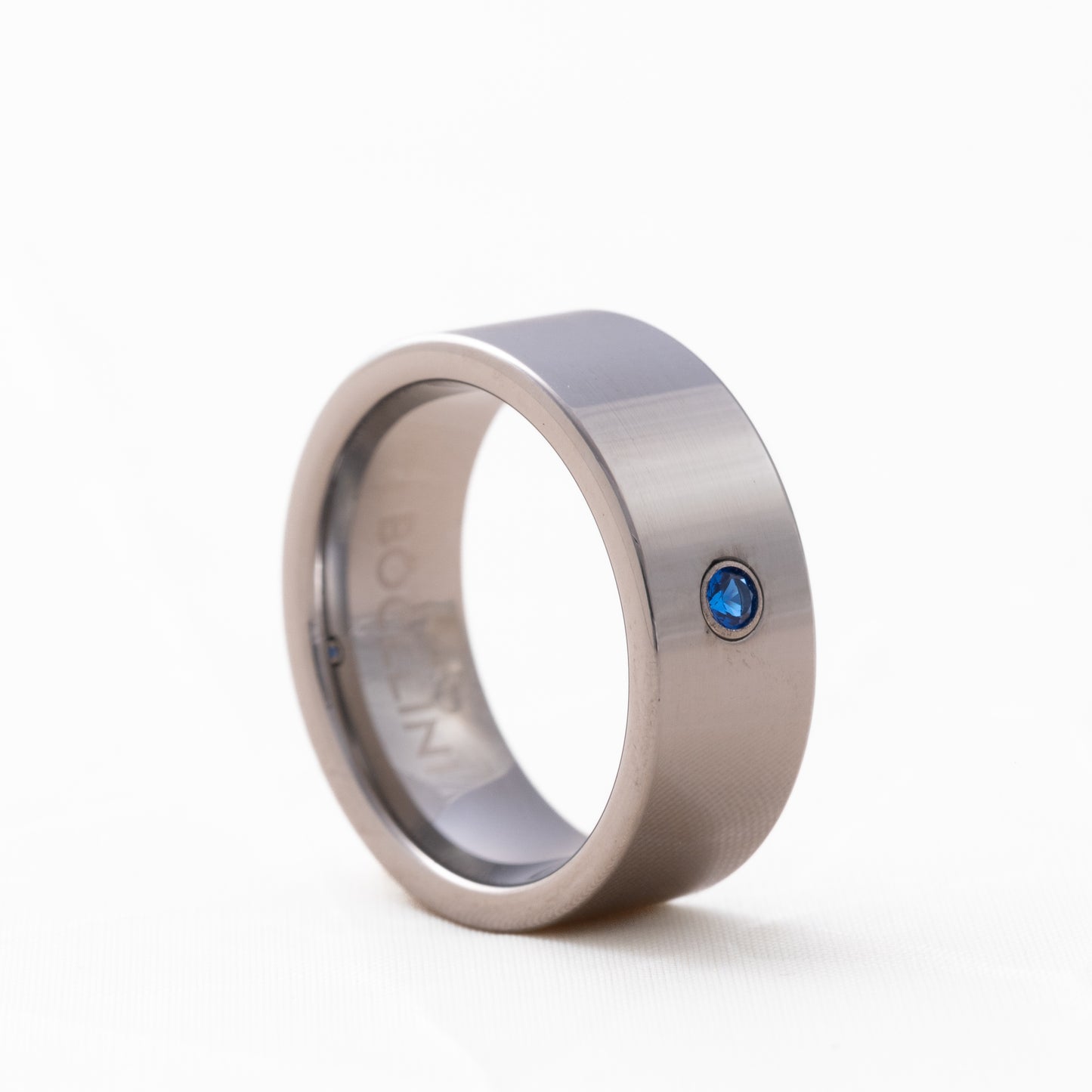ANILLO TUNGSTENO. SILEX BLUE
