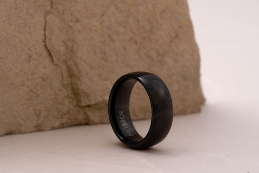 ANILLO TUNGSTENO. BLACK POWER