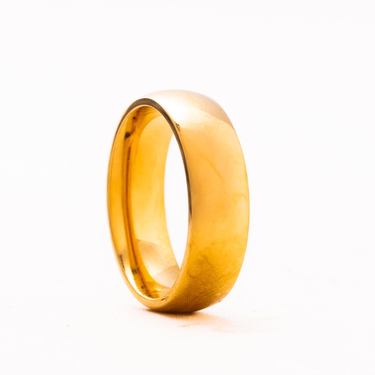 ANILLO TITANIO. GOLD AMOR ETERNO