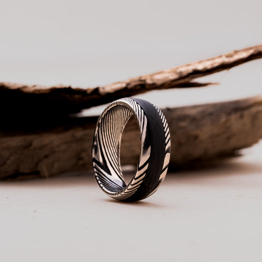 ANILLO DE ACERO DE DAMASCO. INQUEBRANTABLE