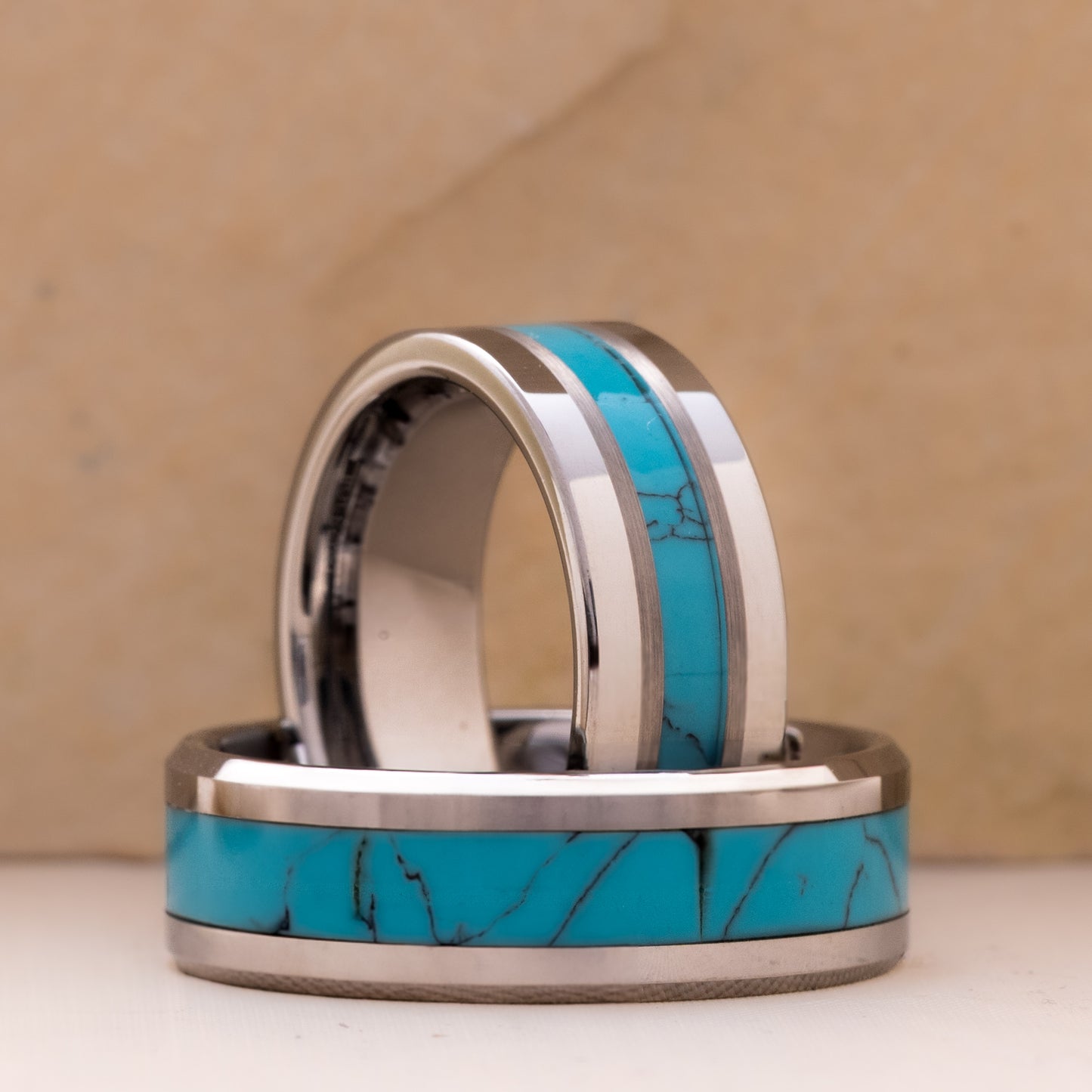 ANILLO DE TUNGSTENO. AQUA
