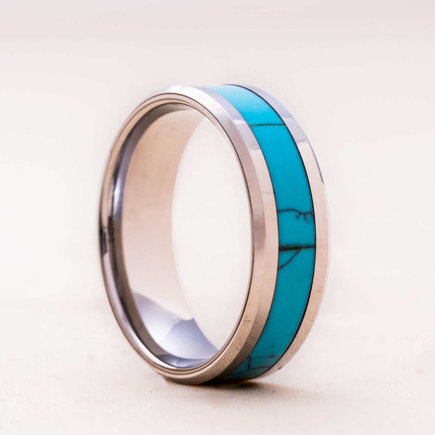ANILLO DE TUNGSTENO. AQUA