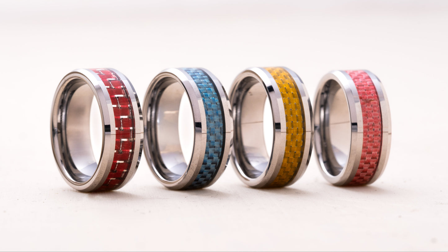 ANILLO TUNGSTENO. DAMA DE HIERRO