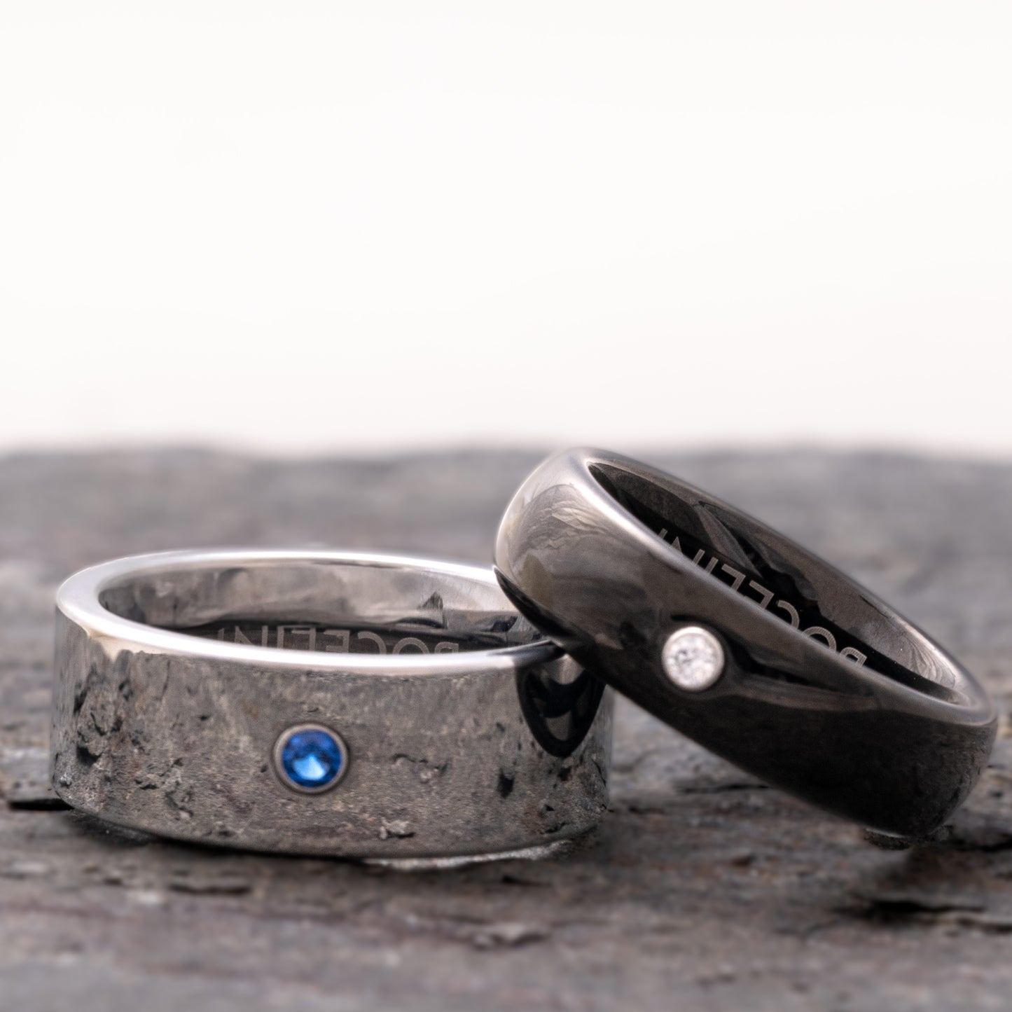 ANILLO TUNGSTENO. SILEX BLUE