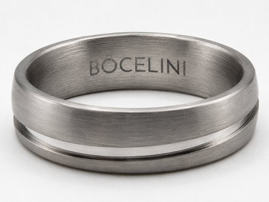 ANILLO TITANIO PULIDO. BOND