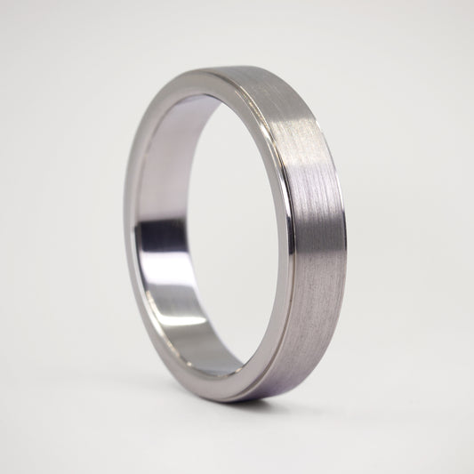 ANILLO TITANIO CEPILLADO