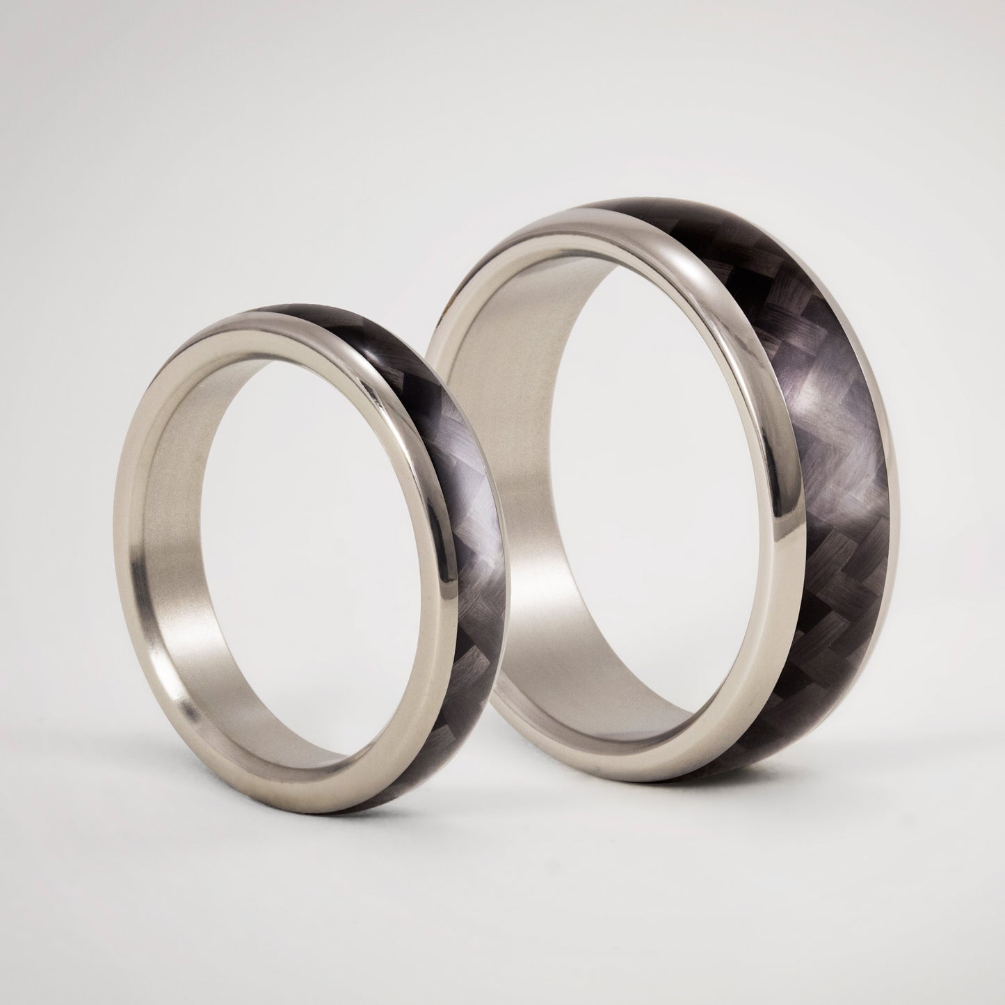 ANILLO TWILL CARBONO Y TITANIO