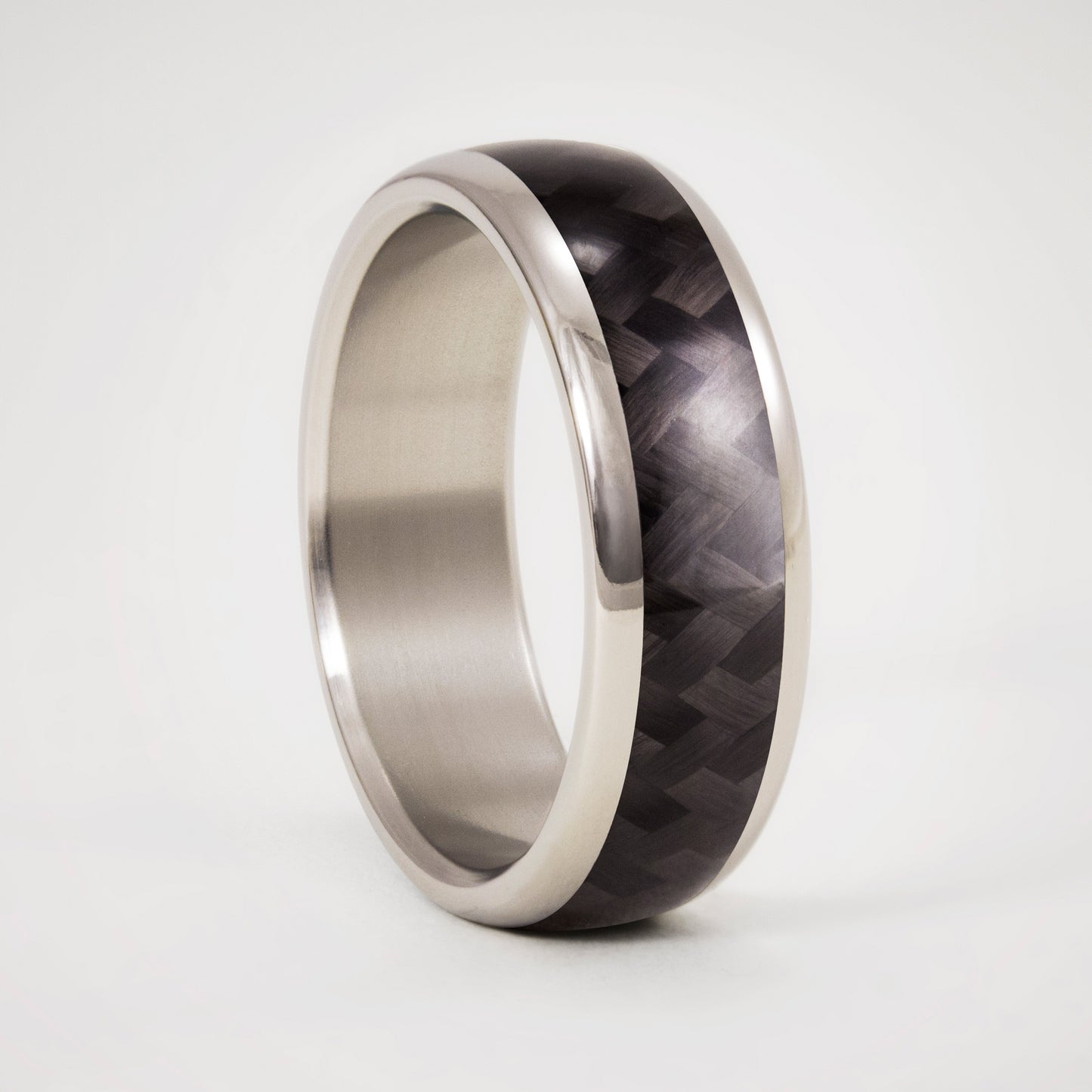 ANILLO TWILL CARBONO Y TITANIO