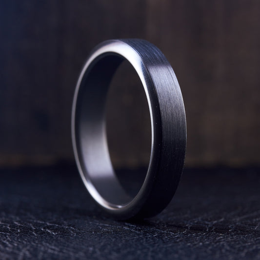 ANILLO ZIRCONIO CEPILLADO