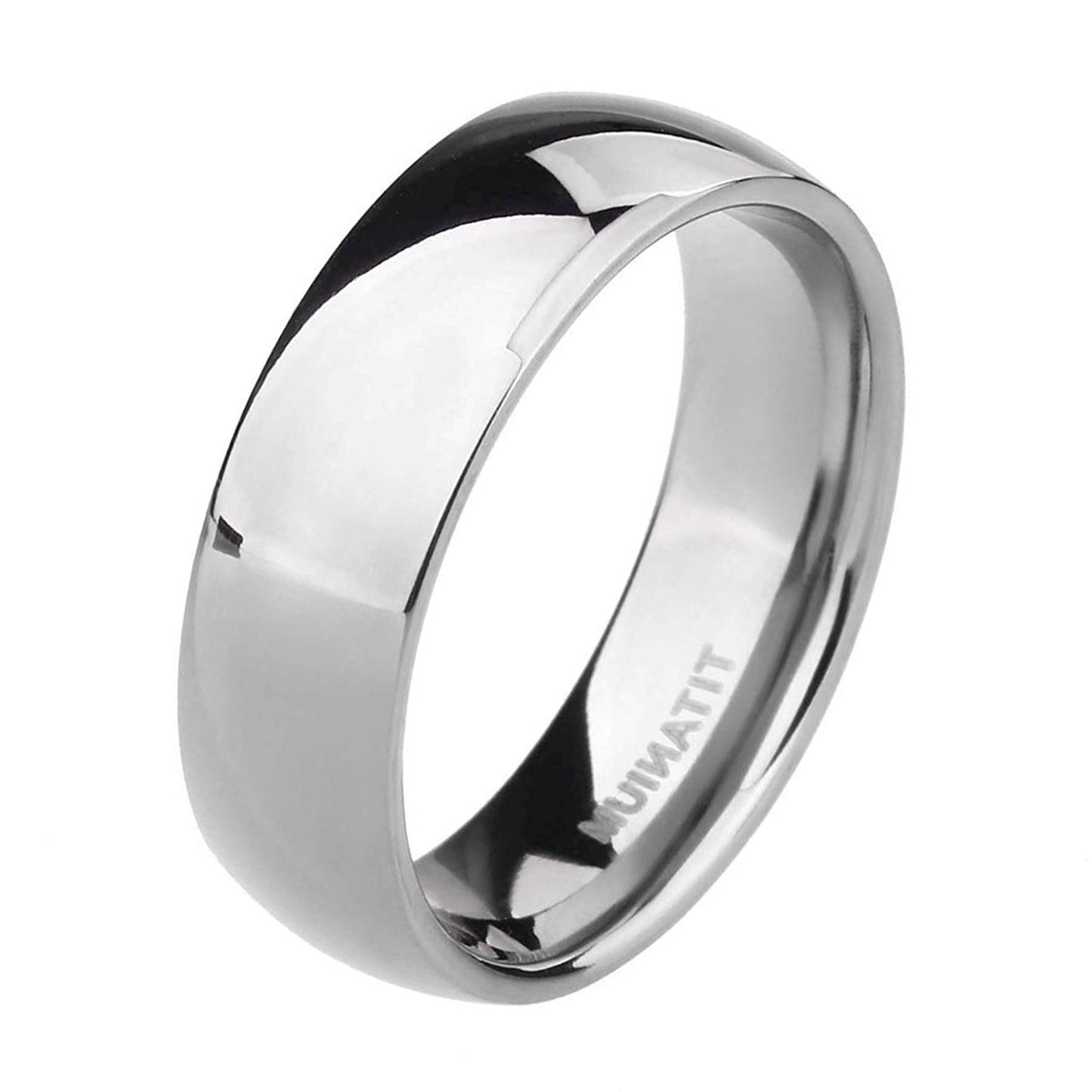 ANILLO TITANIO PULIDO. BRUTAL