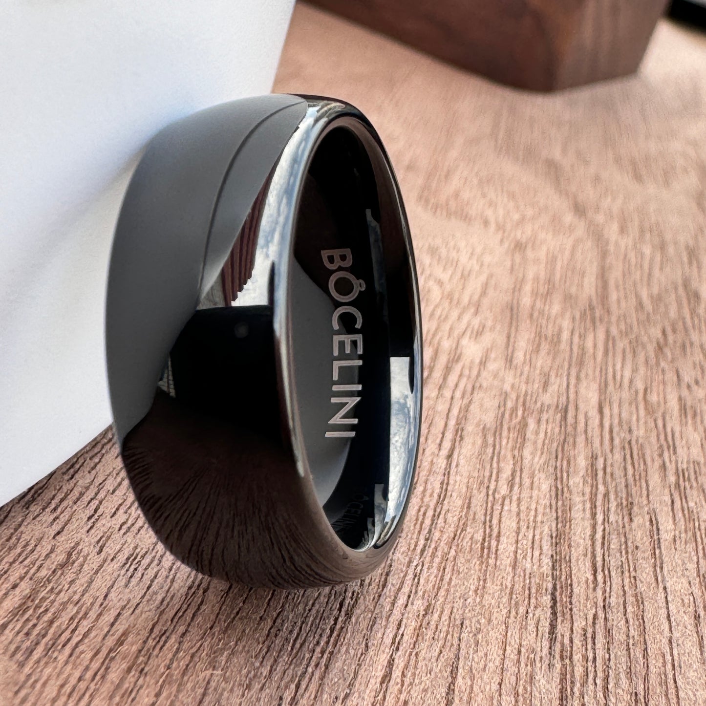 ANILLO TUNGSTENO. BLACK POWER