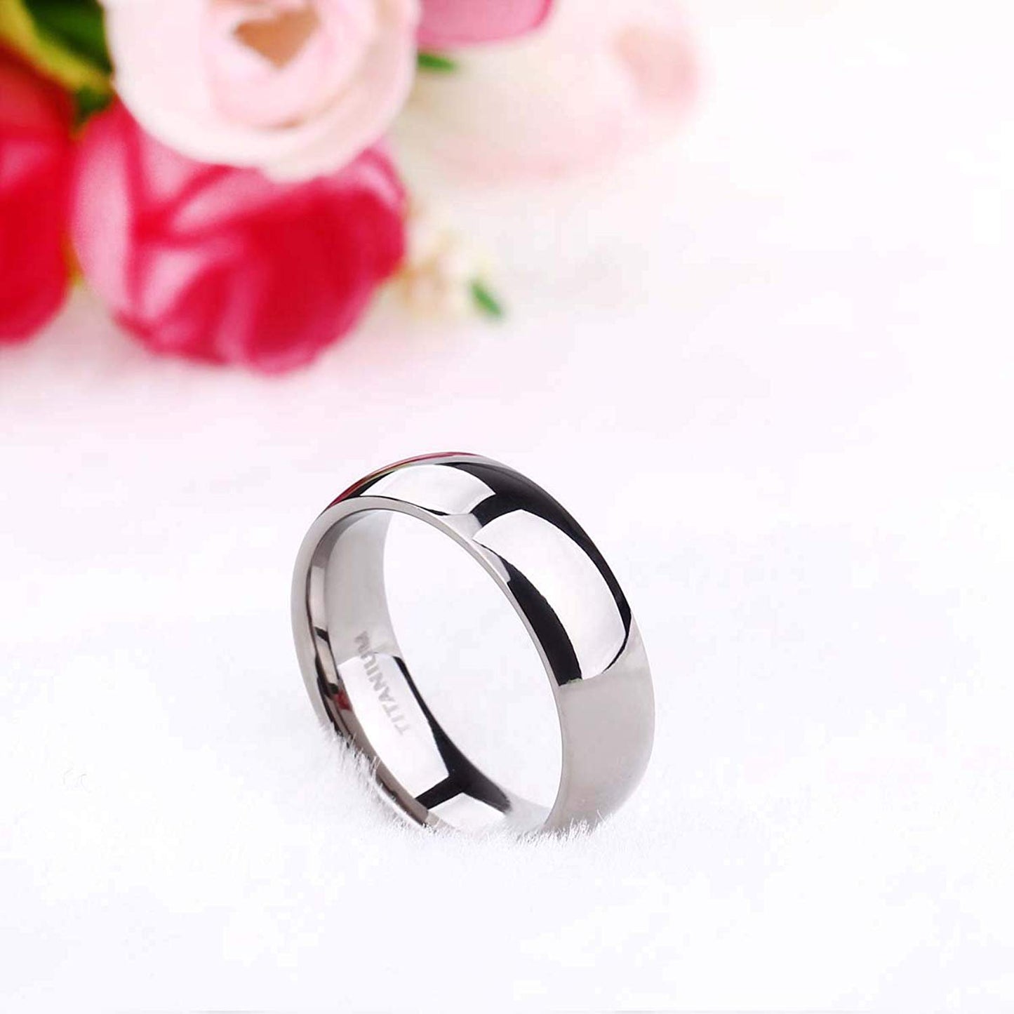 ANILLO TITANIO PULIDO. BRUTAL