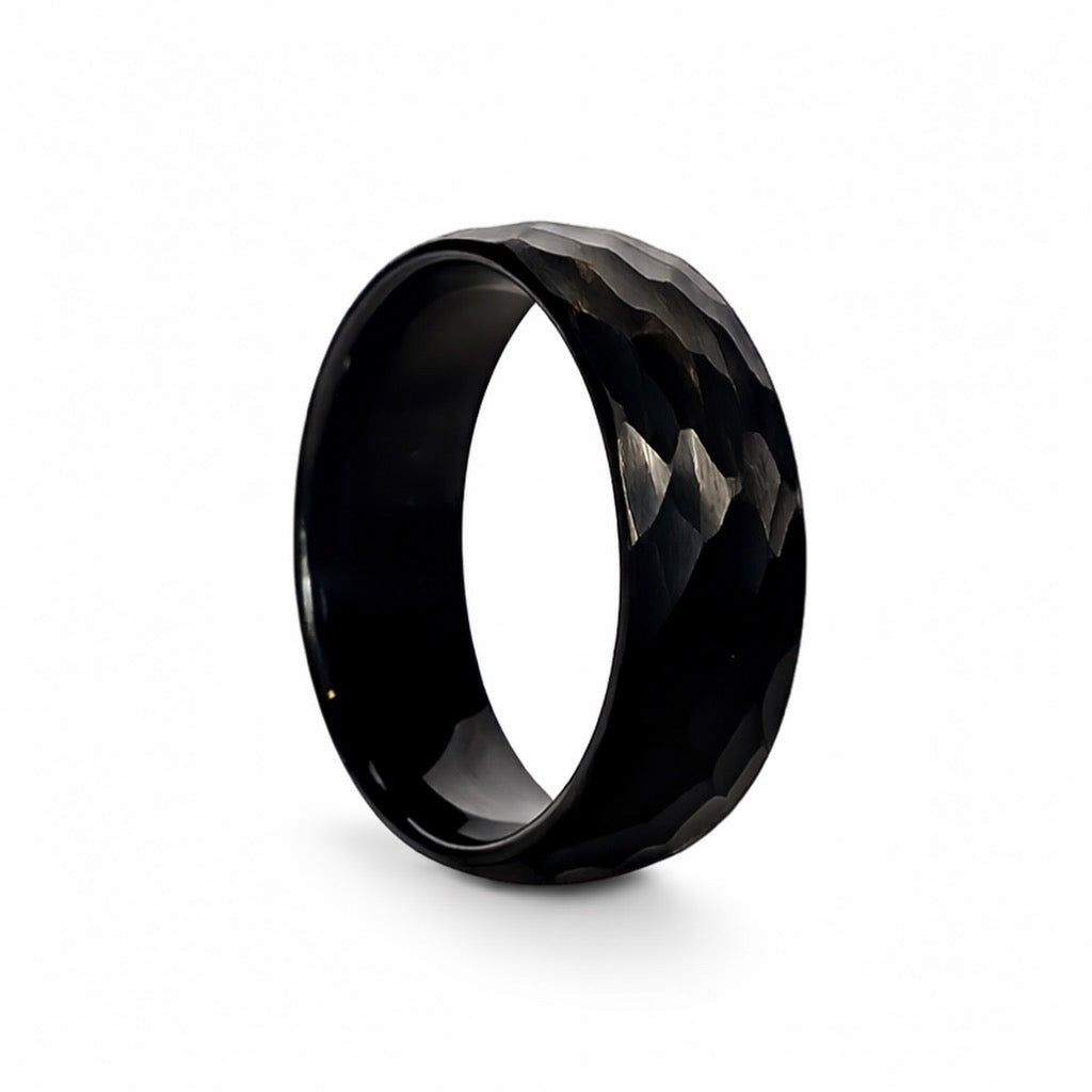 ANILLO TUNGSTENO. BLACK ALPHA