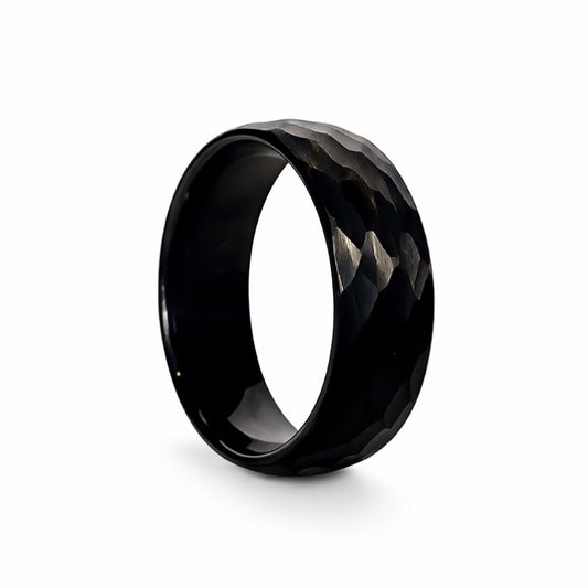 ANILLO TUNGSTENO. BLACK ALPHA
