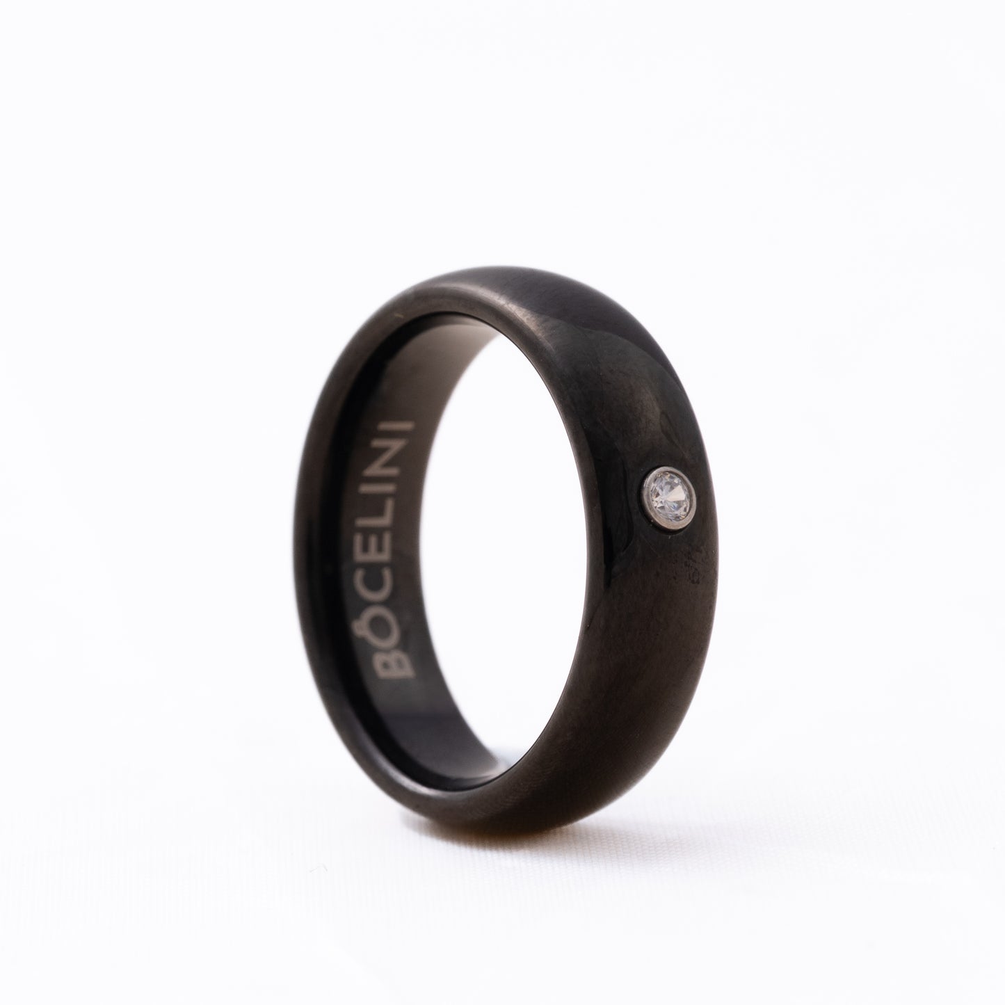 ANILLO TUNGSTENO. LUX BLACK