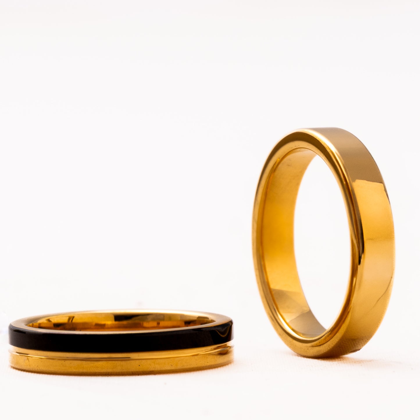 ANILLO TUNGSTENO. GOLD RADIANT