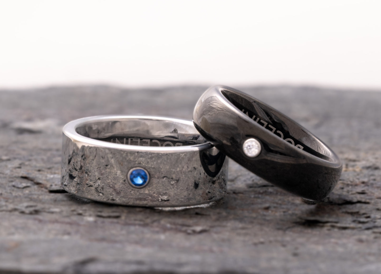 ANILLO TUNGSTENO. LUX BLACK