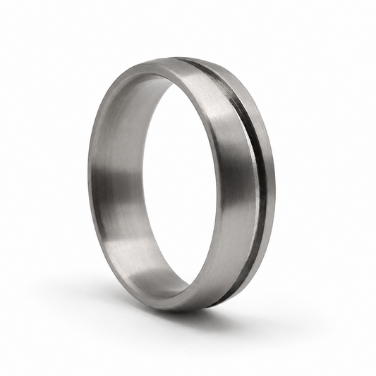 ANILLO TITANIO PULIDO. BOND