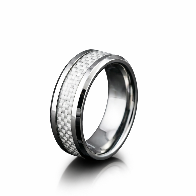 ANILLO TUNGSTENO GRIS. GRIGIO