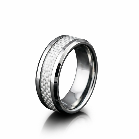 ANILLO TUNGSTENO GRIS. GRIGIO