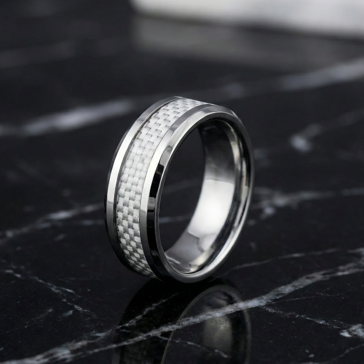 ANILLO TUNGSTENO GRIS. GRIGIO