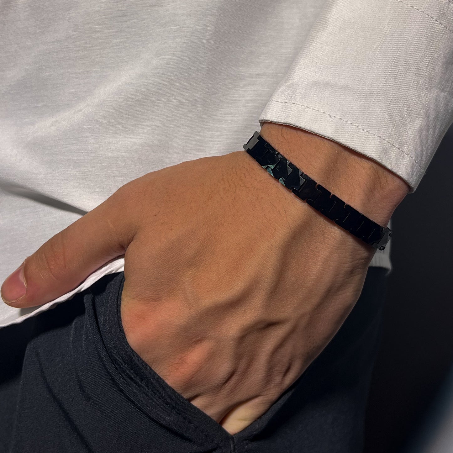 PULSERAS EQUILIBRIUM. TUNGSTENO